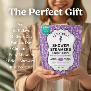 Lavender Shower Steamers - 14 Piece - iQ Natural 