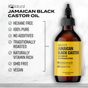 Jamaican Black Castor 4 oz - iQ Natural 