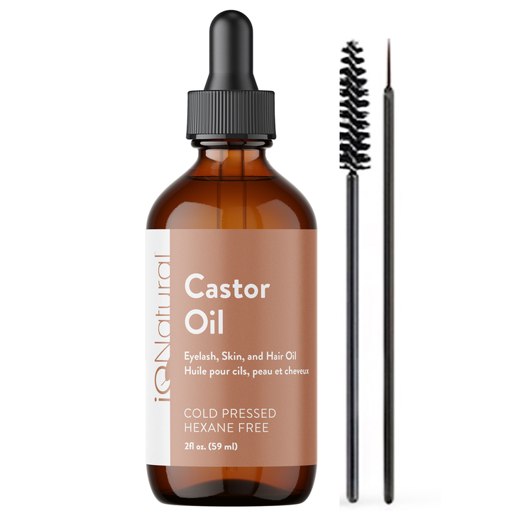 Eyelash Growth Kit - 100% Organic Castor Oil - iQ Natural 