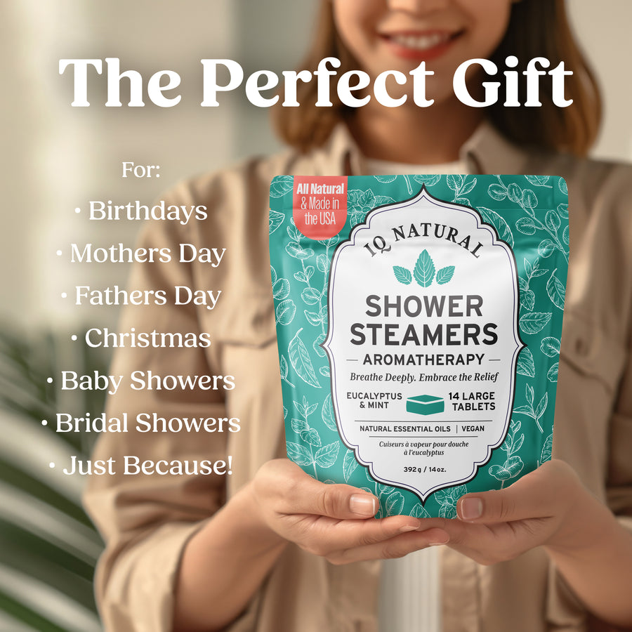Eucalyptus Shower Steamers - 14 Piece - iQ Natural 