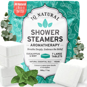 Eucalyptus Shower Steamers - 7 Piece - iQ Natural 