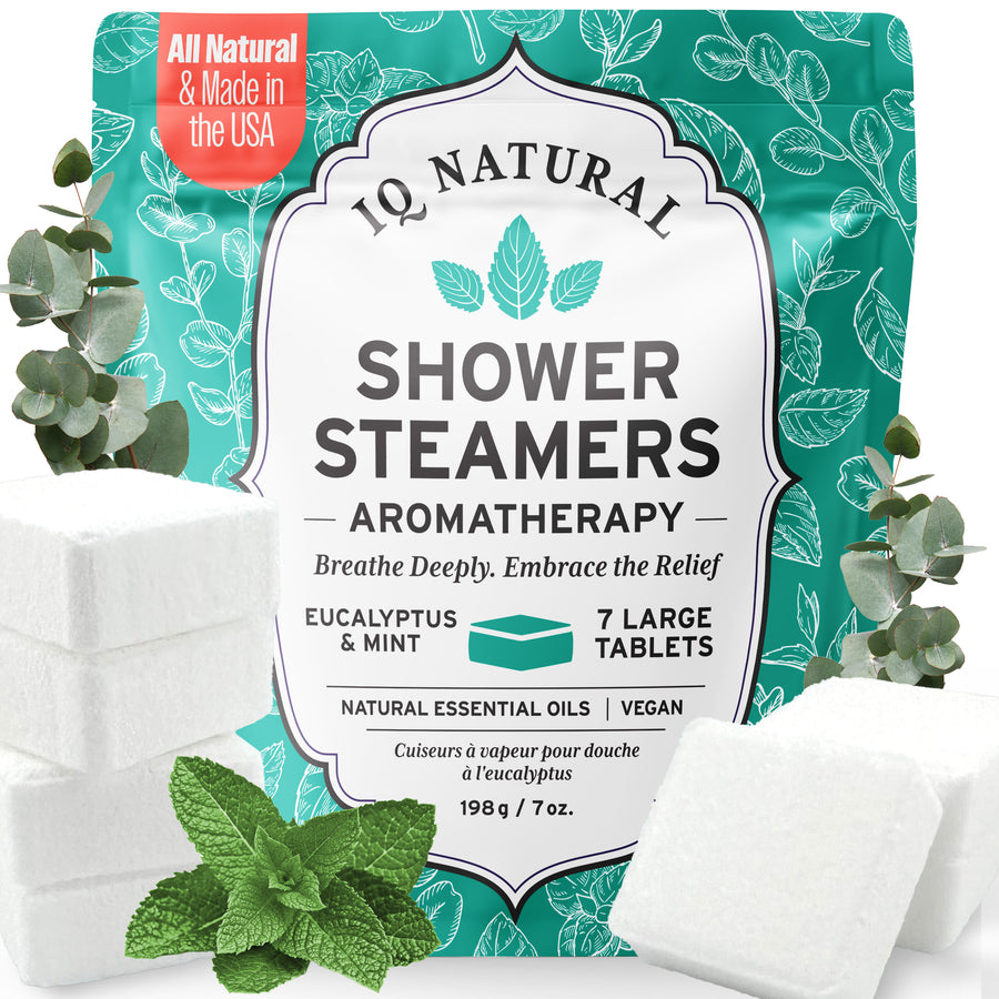 Eucalyptus Shower Steamers - 7 Piece - iQ Natural 