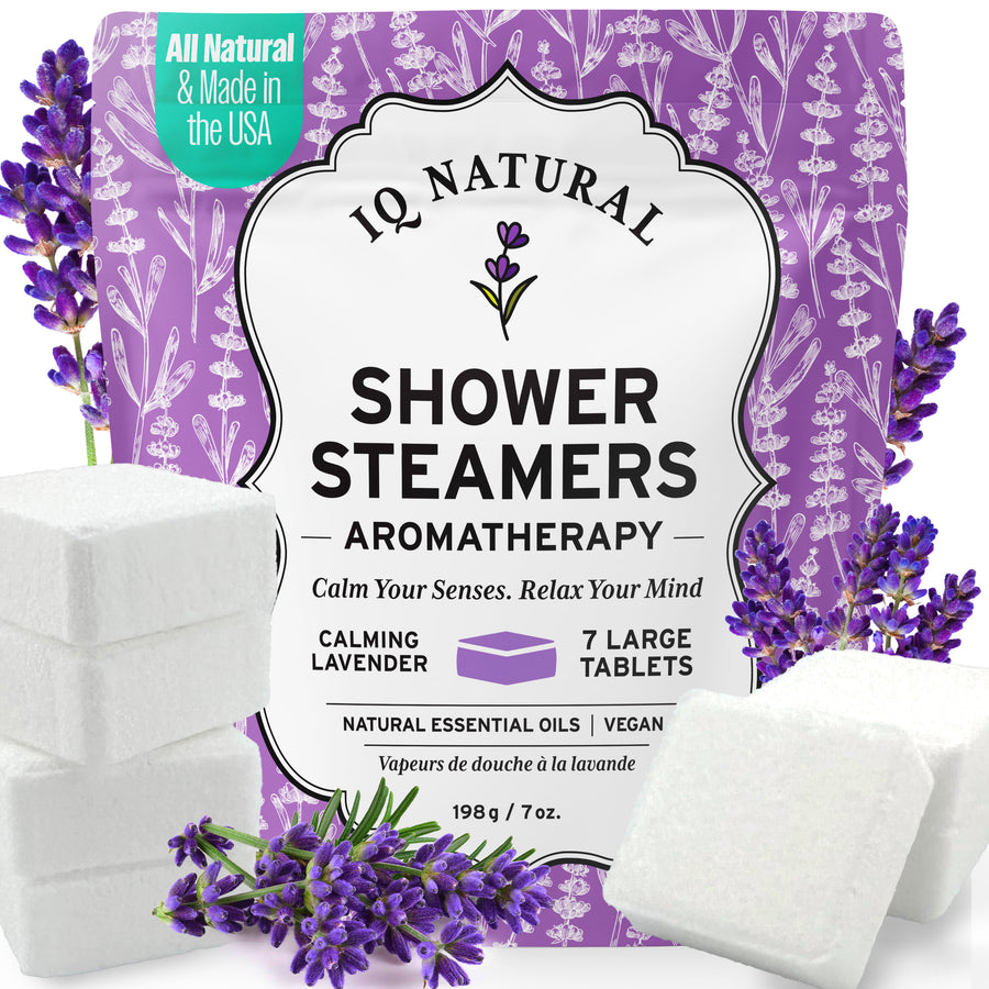 Lavender Shower Steamers - 7 Piece - iQ Natural 