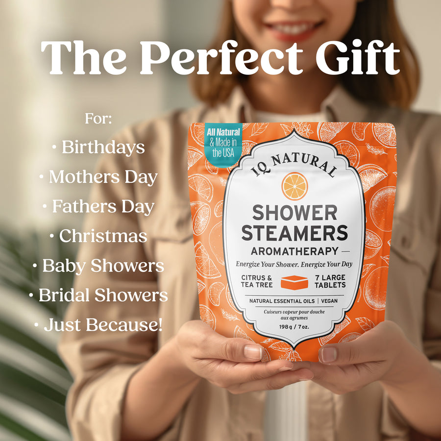 Citrus Shower Steamers - 7 Piece - iQ Natural 