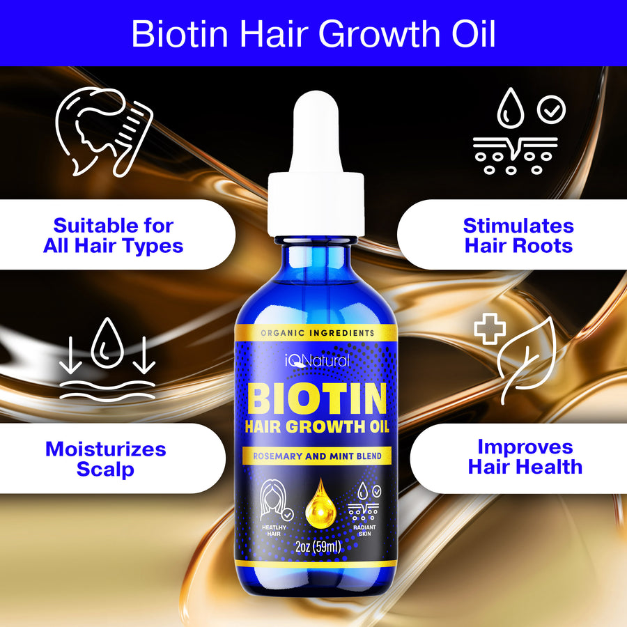 Biotin Hair Growth Serum - iQ Natural 