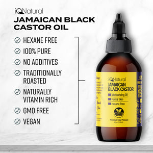 Jamaican Black Castor 4 oz - iQ Natural 