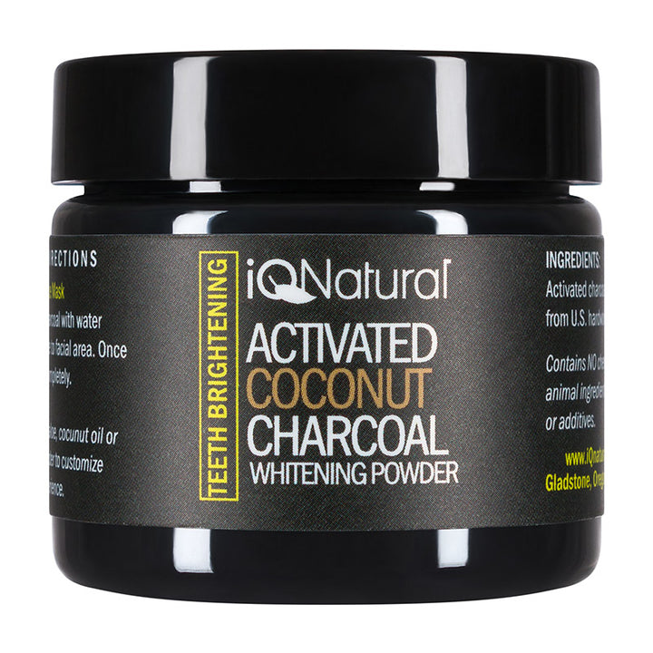 Activated Coconut Charcoal Powder - Teeth Whitening - iQ Natural 