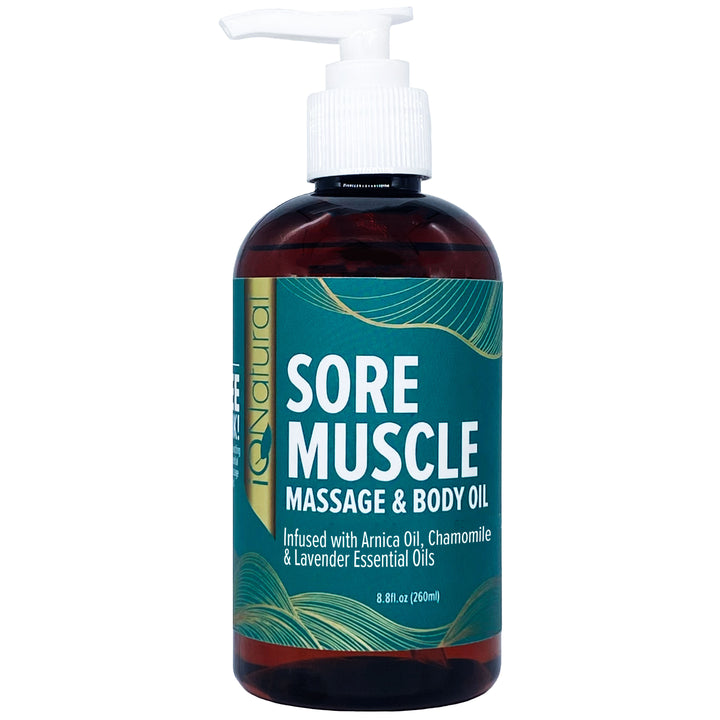 Sore Muscle Massage Oil - iQ Natural 