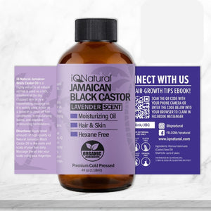 Jamaican Black Castor 4 oz - iQ Natural 