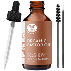 EyeLash Growth Kit - 100% Organic Castor Oil - iQ Natural 